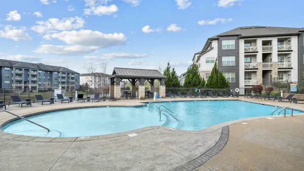 community pool outside in daytime