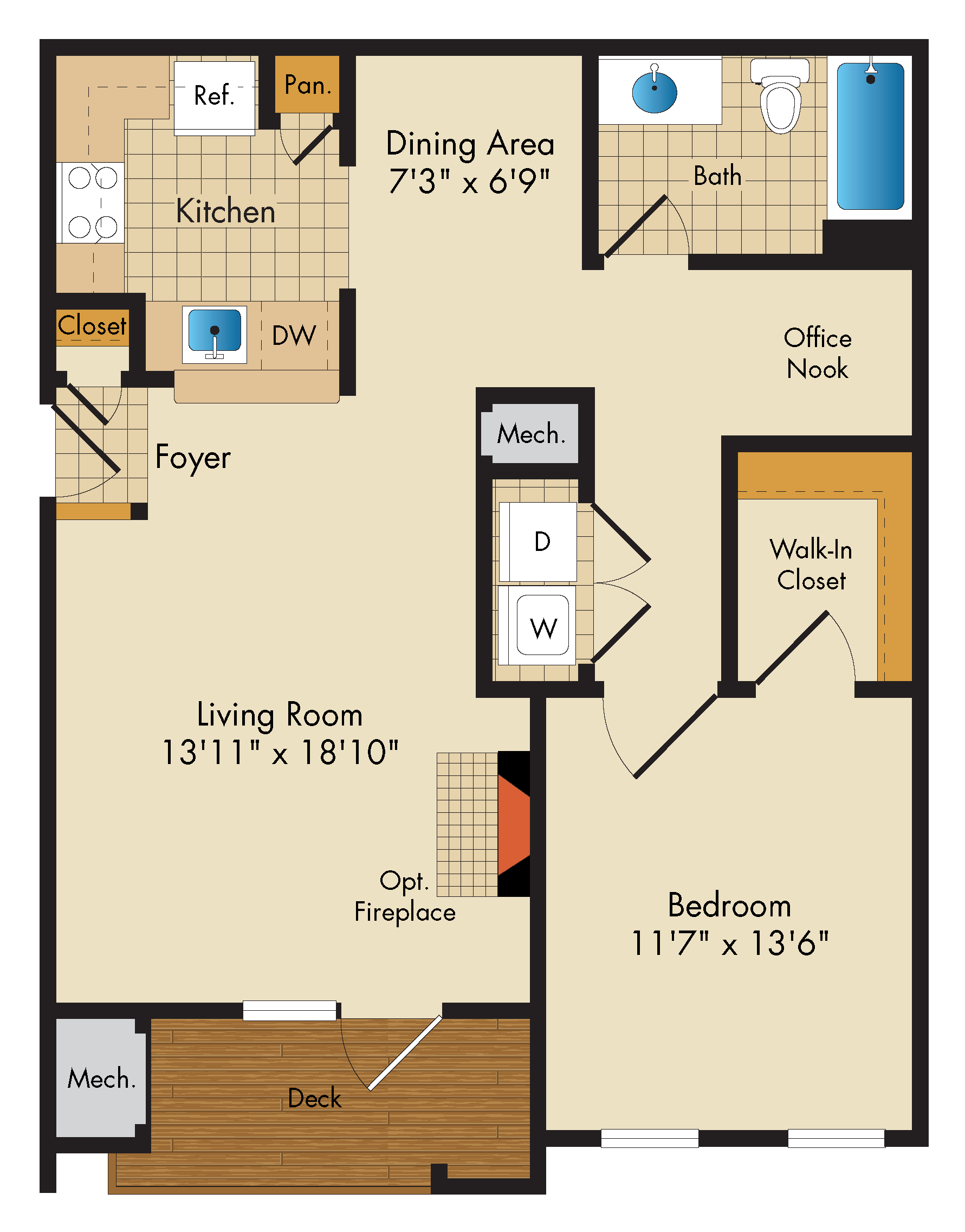 Apartment 259 floorplan