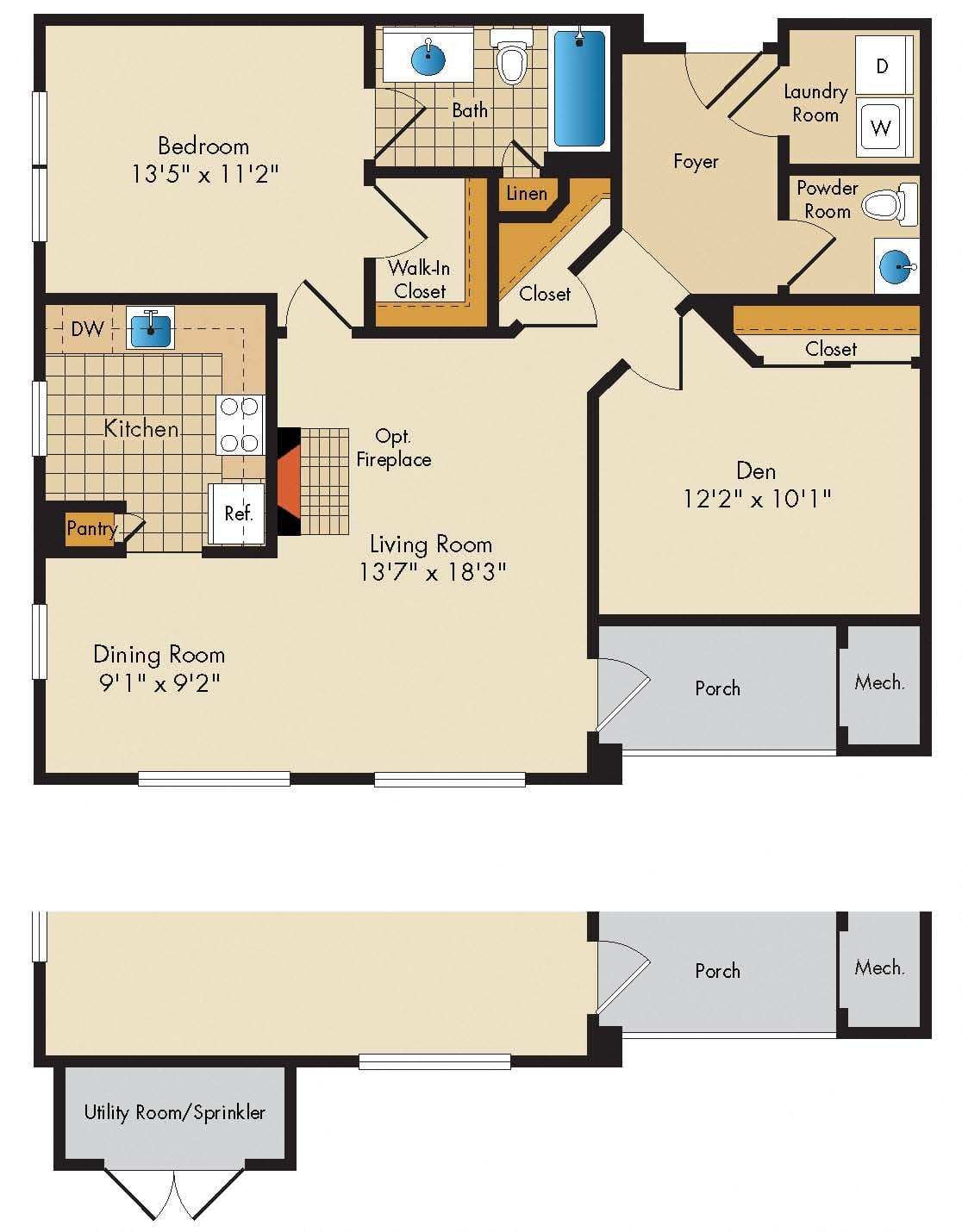 Apartment 246 floorplan