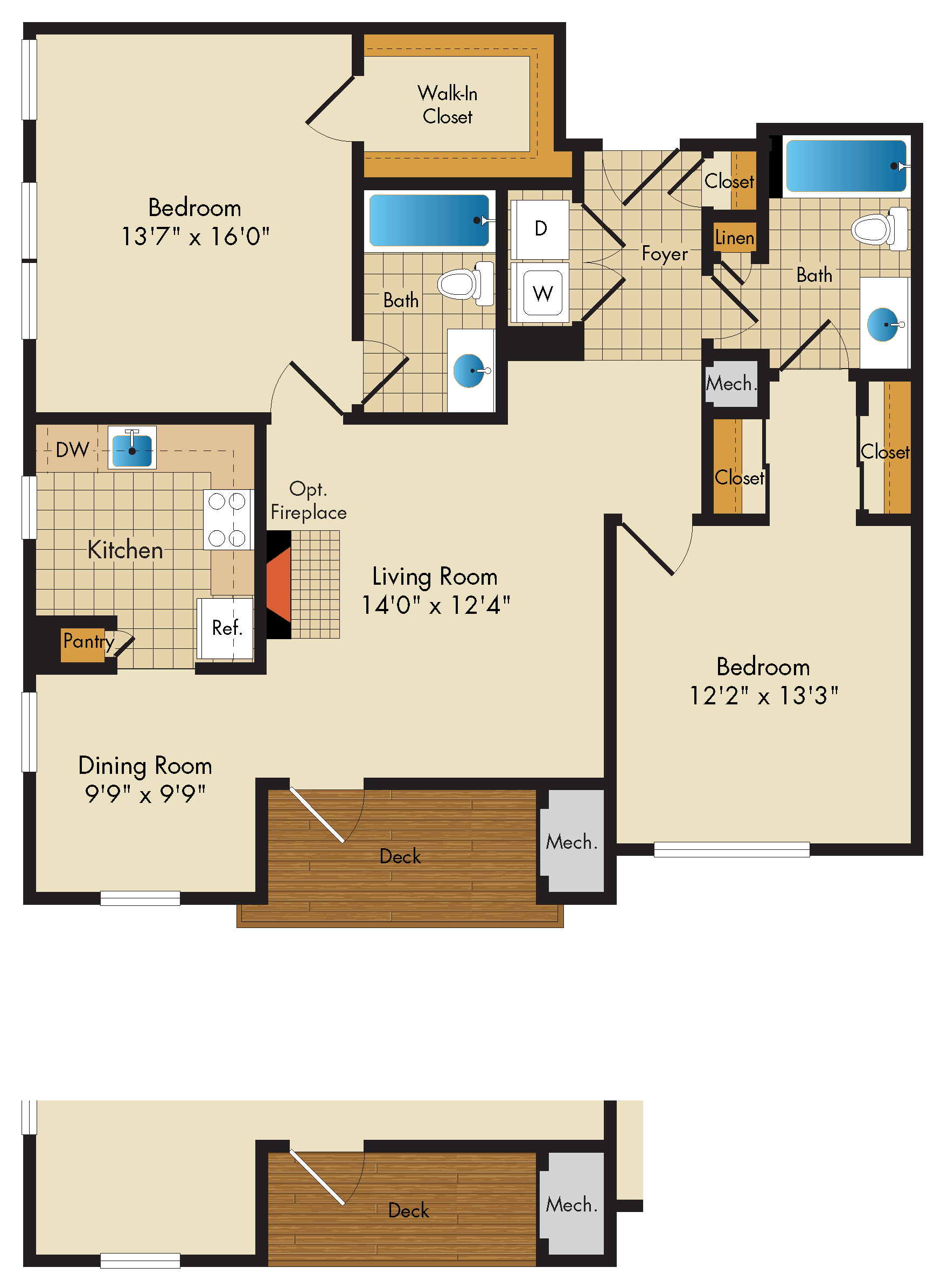 Apartment 357 floorplan