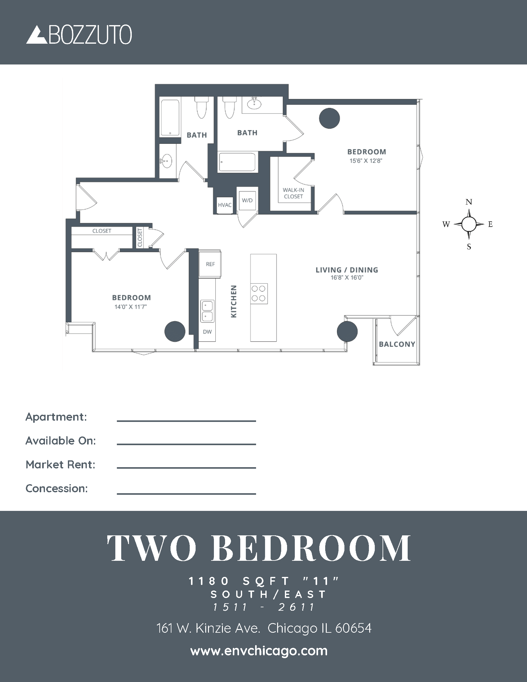 Apartment 2211 floorplan