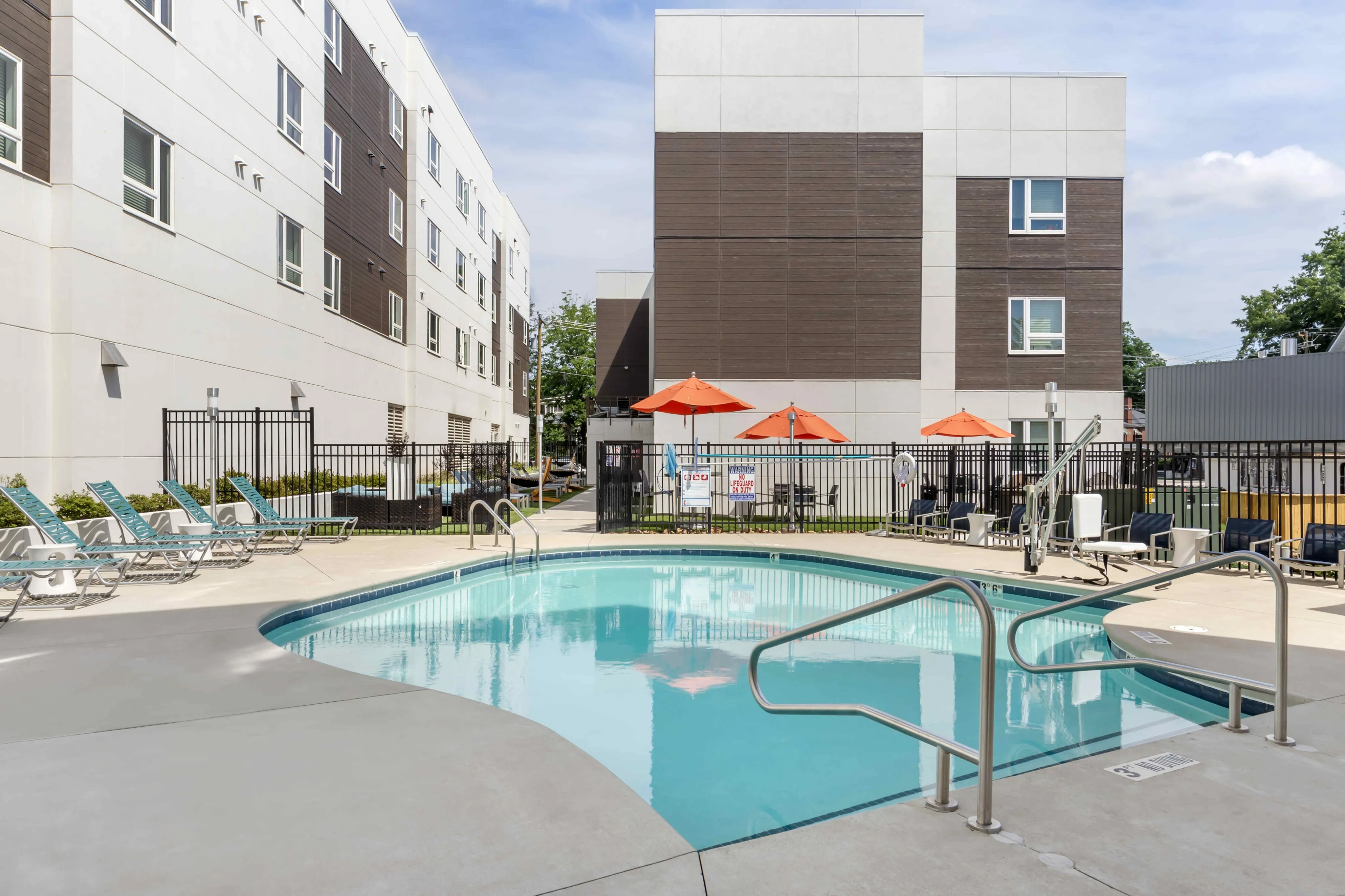 Swimming Pool with lounge chairs