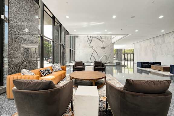 Building Lobby at The 600 Apartments, Alabama