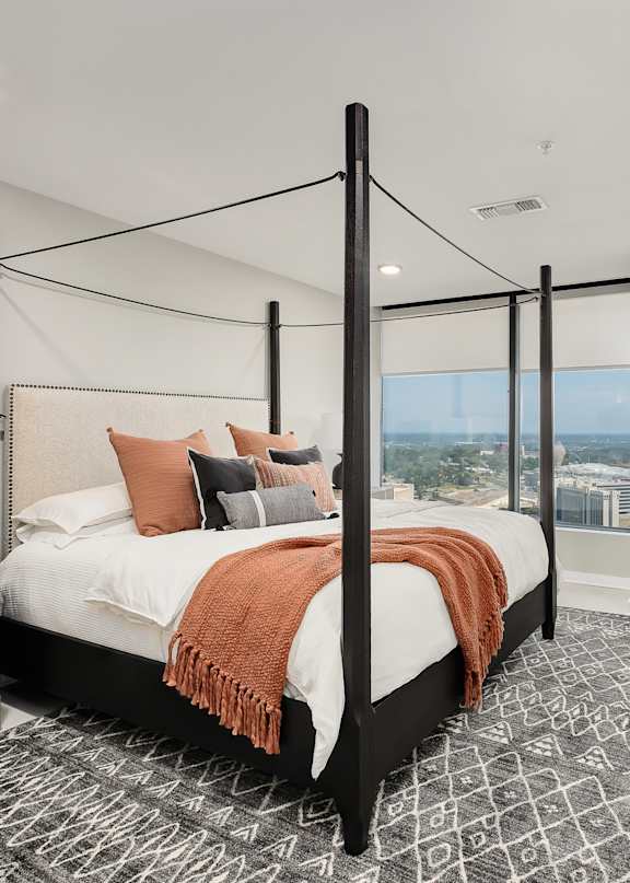 Main Bedroom at The 600 Apartments, Birmingham, AL, 35203