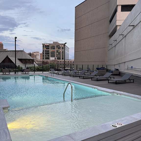 Large Swimming Pool at The 600 Apartments, Birmingham