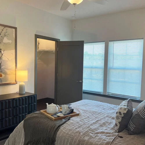 Furnished bedroom