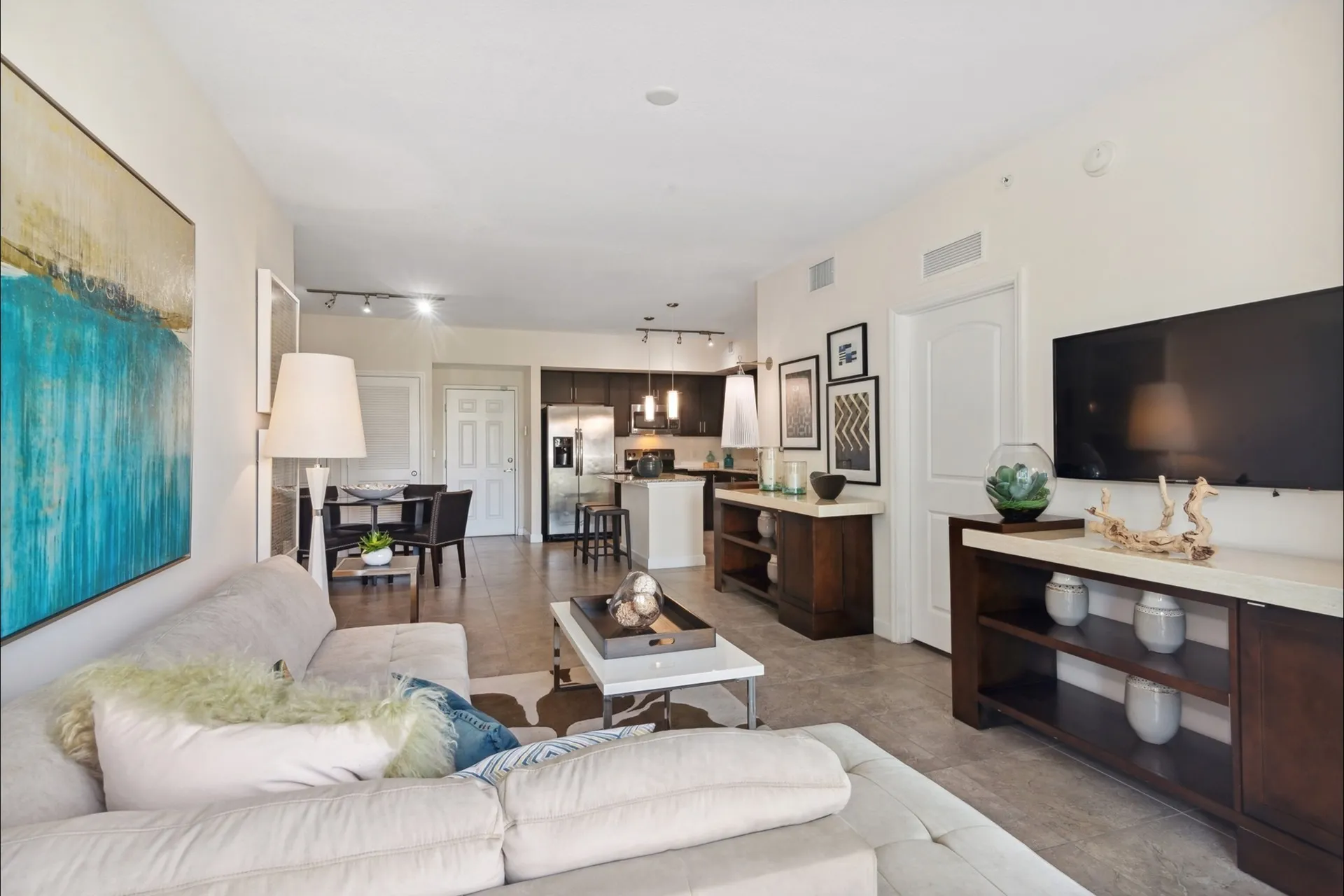The Point at Lakeside Living Room