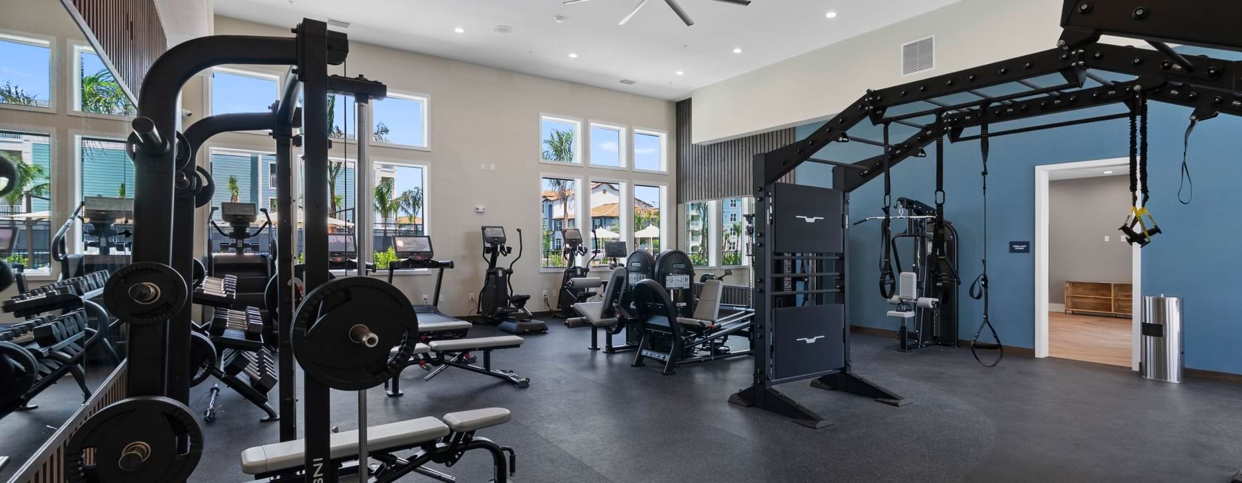 TRX Training Fitness Center with Cardio and Weights