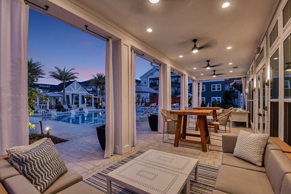 Large living room at The Baldwin in Orlando, Florida