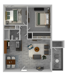 B1 Floorplan at Village at Iron Blossom, Reno, NV