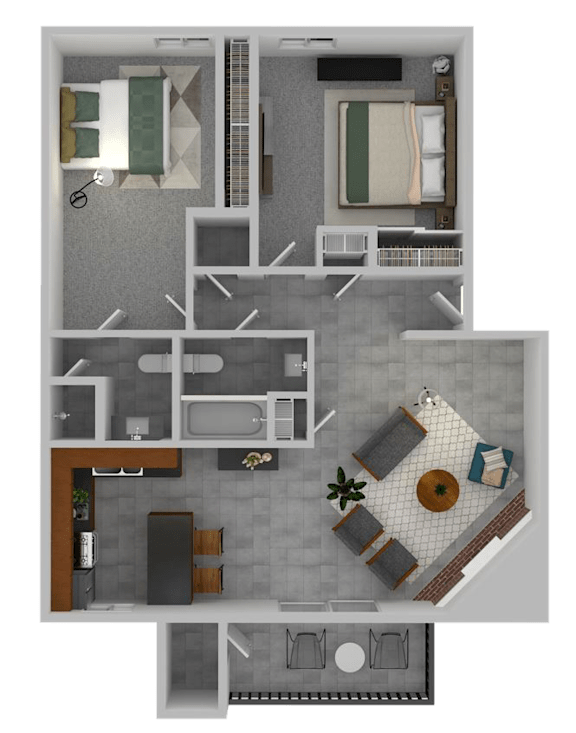 B2 Floorplan at Village at Iron Blossom, Reno