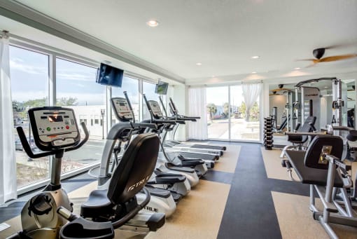 State-of-the-art Fitness Center at Houston Street Manor Apartments, Florida 32204