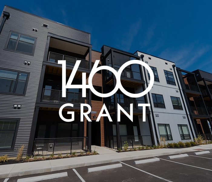 Discover the contemporary charm of 1460 Grant, a standout among Columbus apartments, where modern design meets urban living.