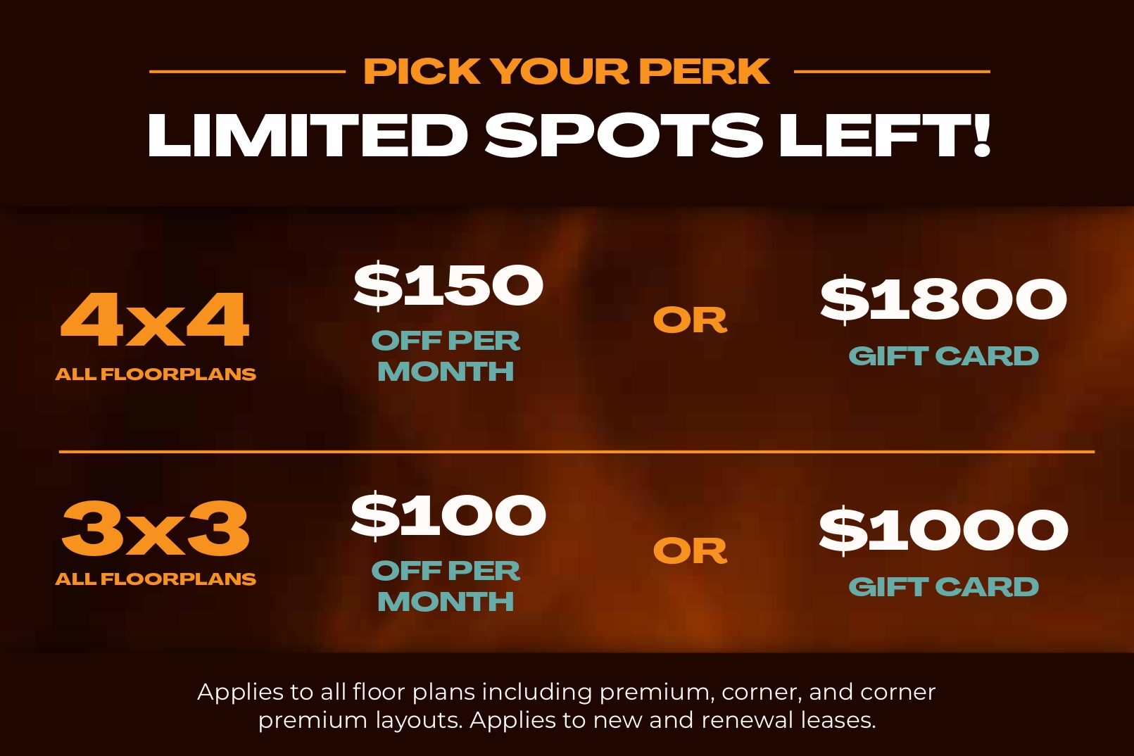 June Pick Your Perk special