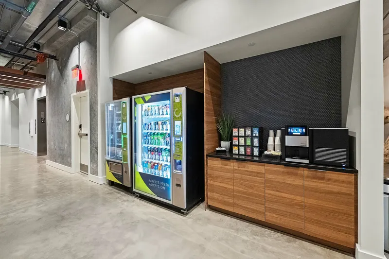 vending machines and coffee bar