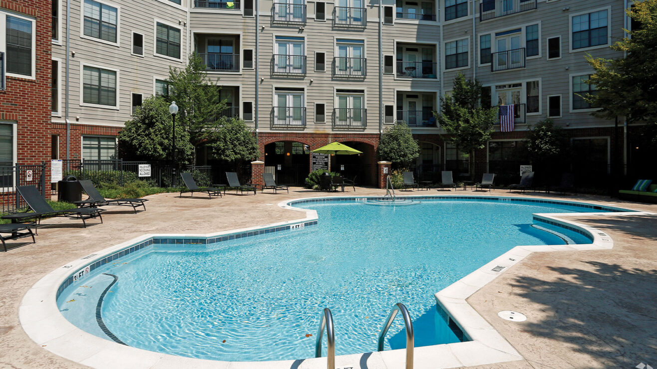 resort style pool