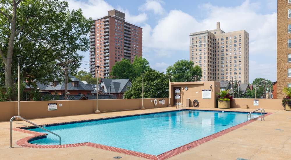 Swimming pool at The View at Forest Park in St. Louis, Missouri