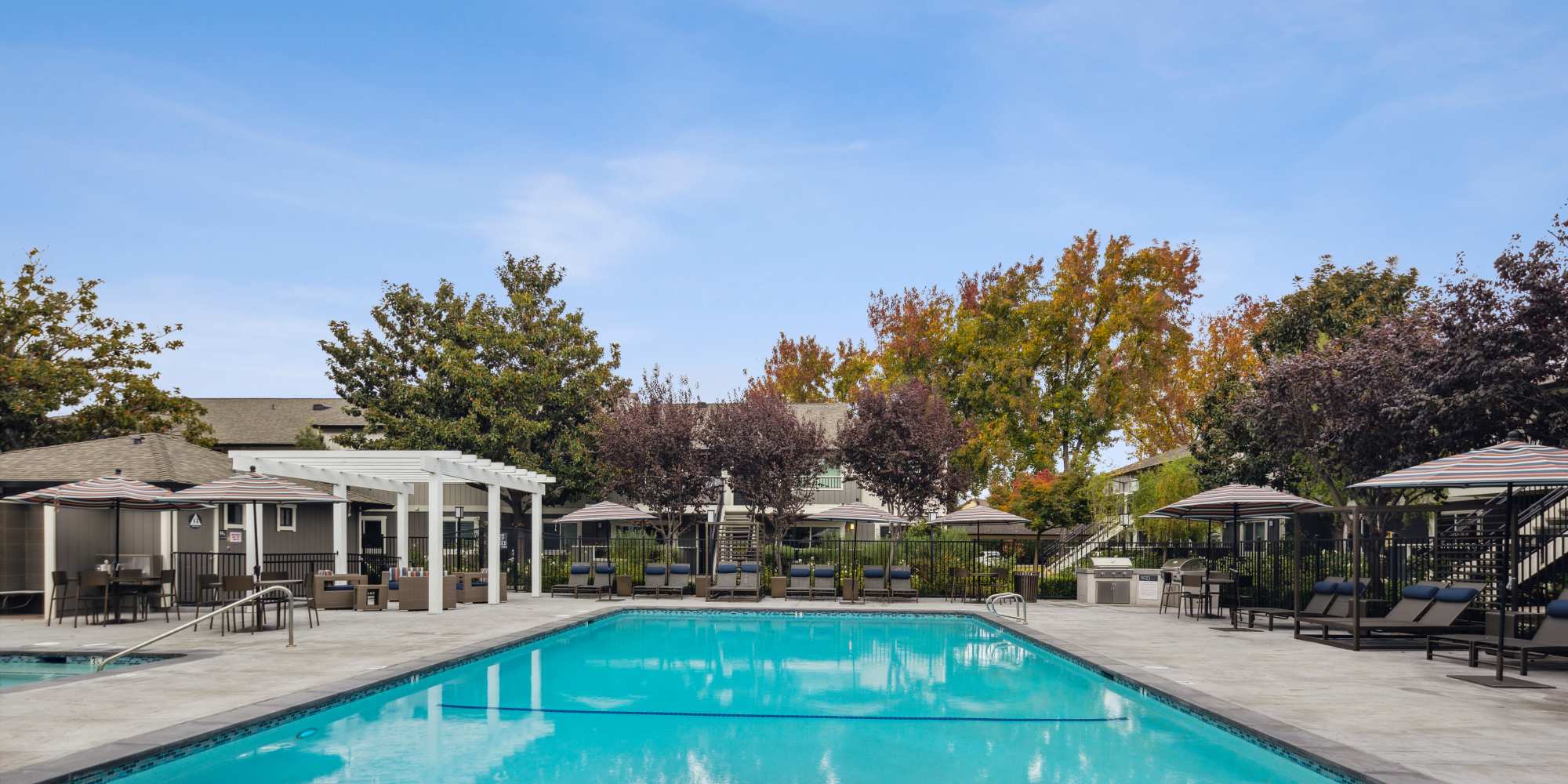 Large Outdoor Pool at Sofi Berryessa in San Jose, California