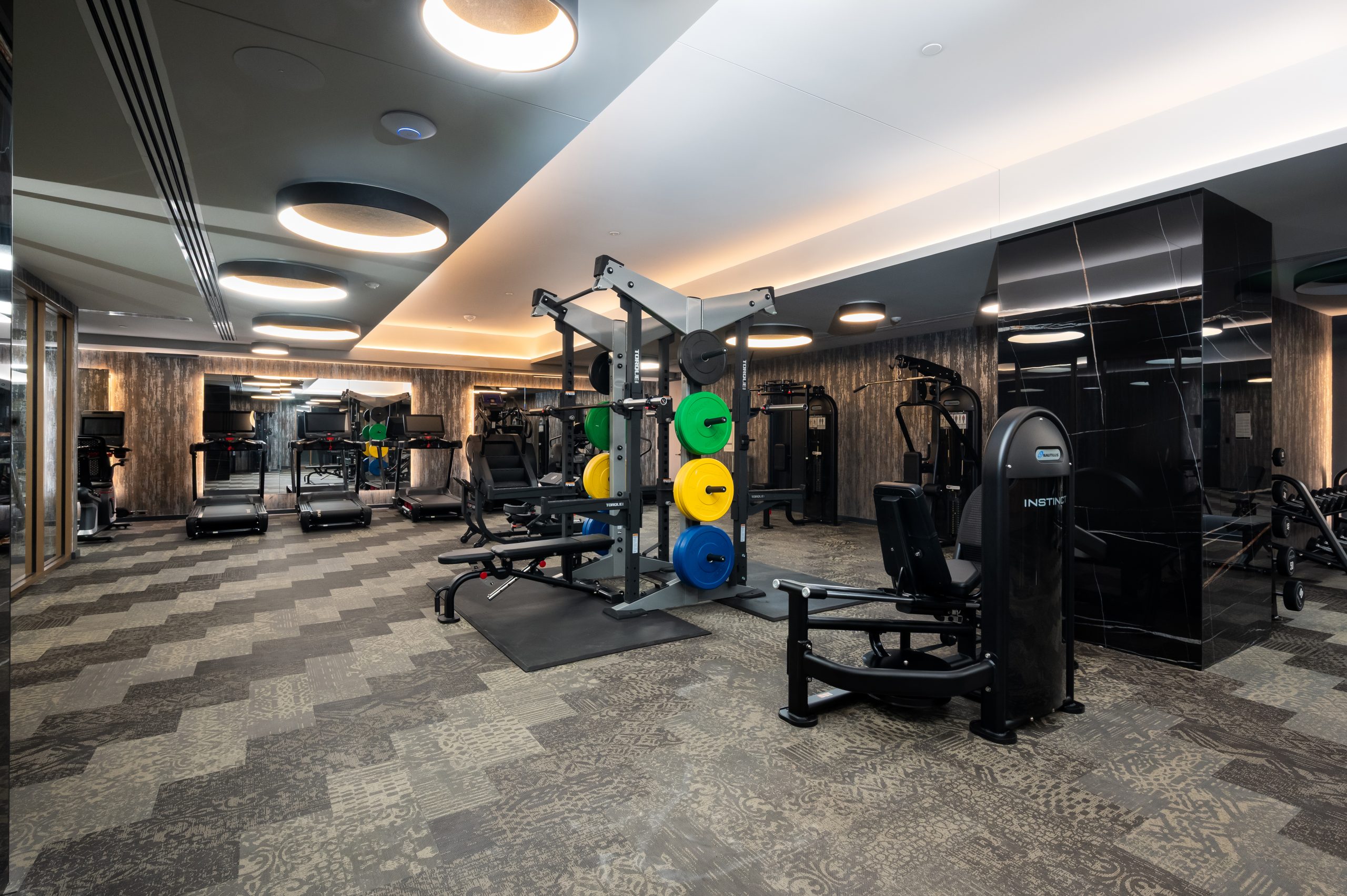 Fully equipped fitness center