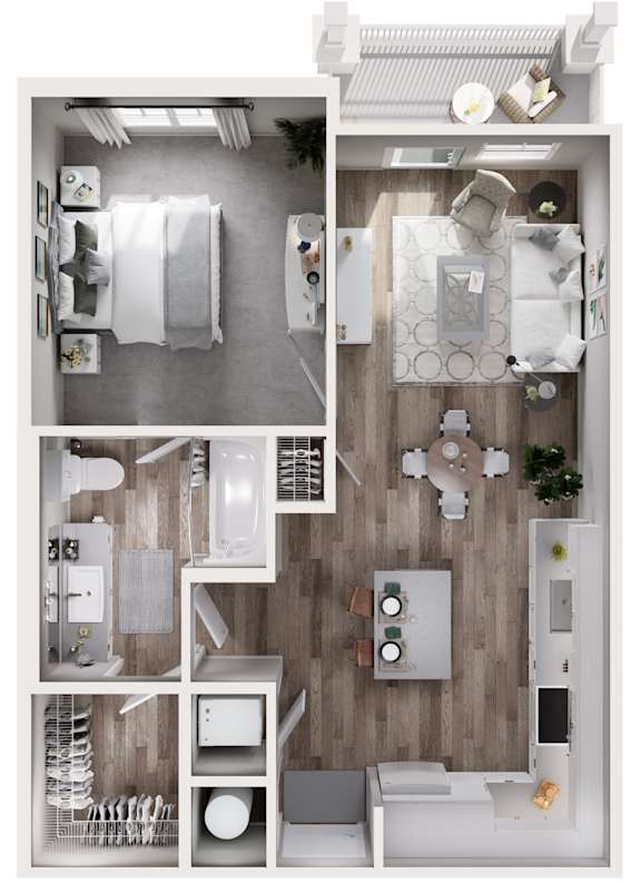 1 bed 1 bath at The Mason at Fremaux Park, Slidell, LA, 70458