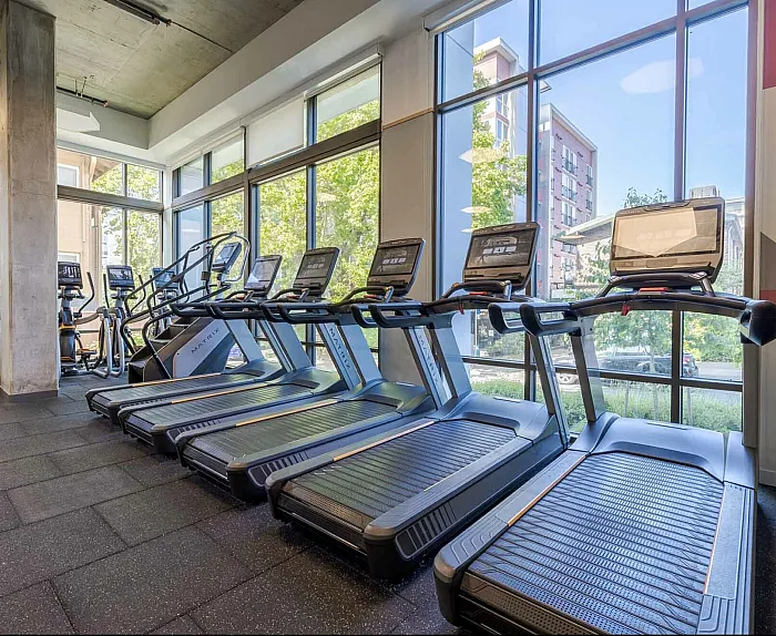 Fitness Center of apartments in Seattle, WA.