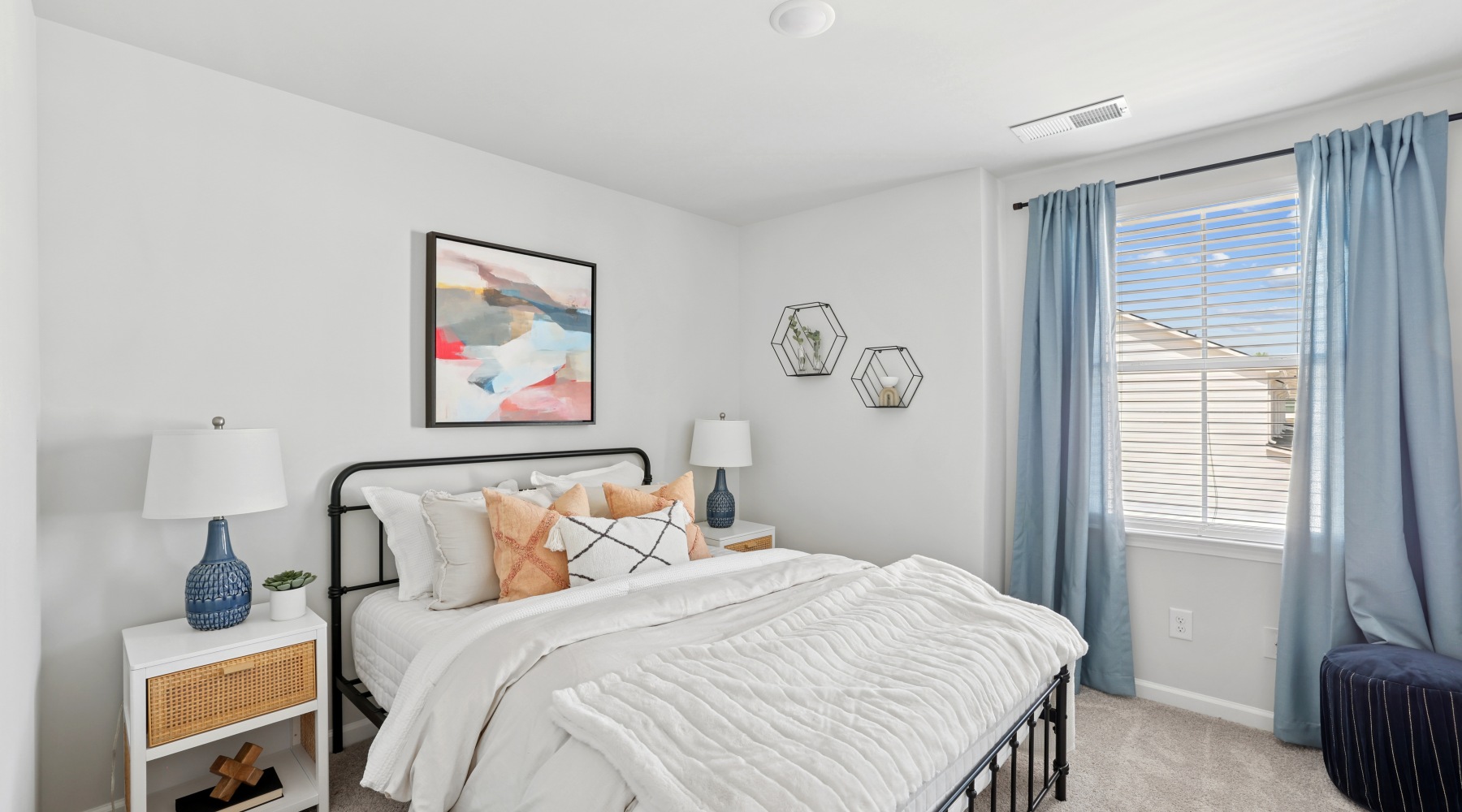 bedroom with natural light