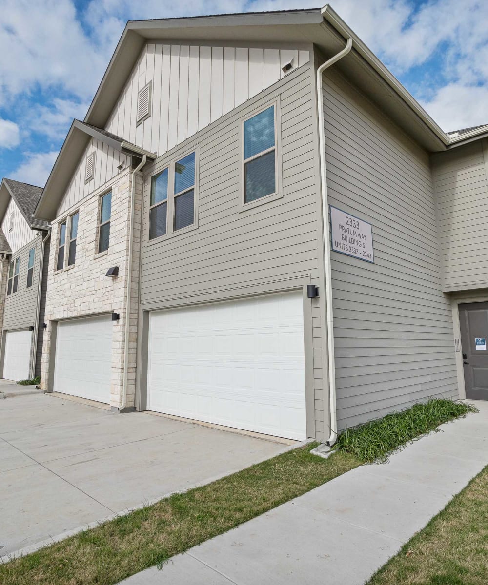 2-Car Garages w/ Driveways for Additional Parking at The Palo in Fort Worth, Texas