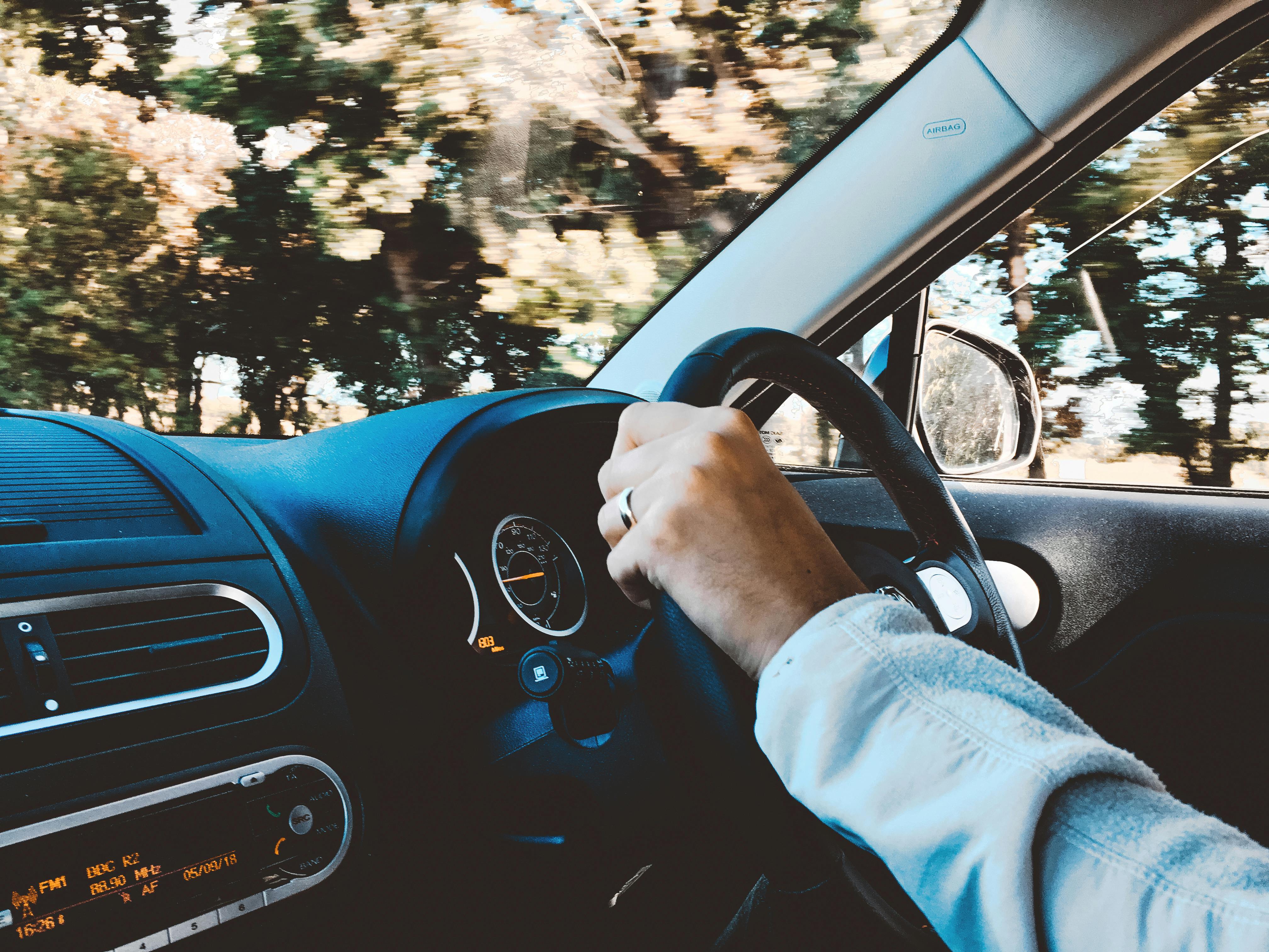Driving stock photo