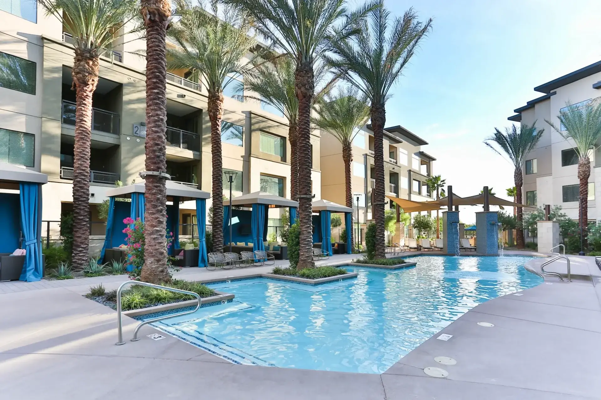 apartments by chandler mall amenity pool