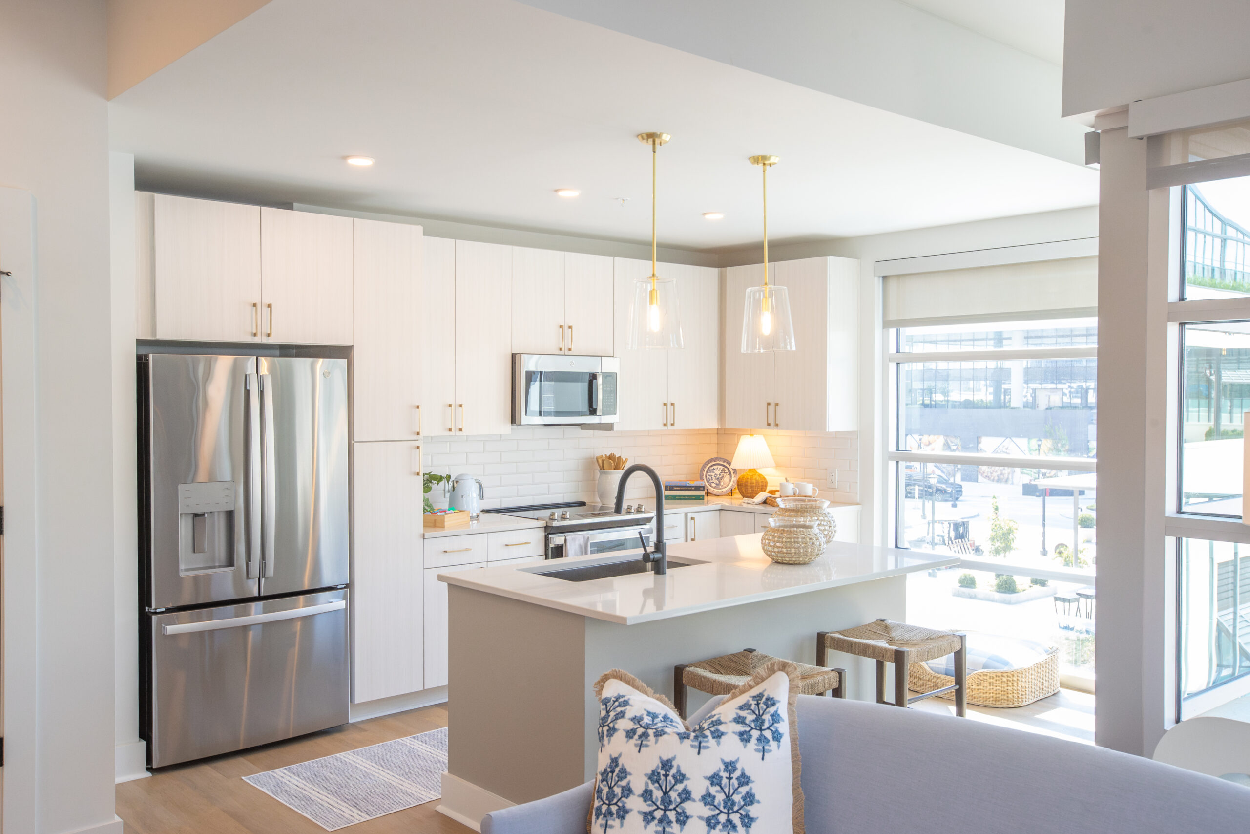 Modern apartment furnished for Highland North Hills in Raleigh, NC