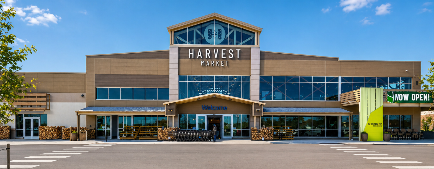 front of a grocery store