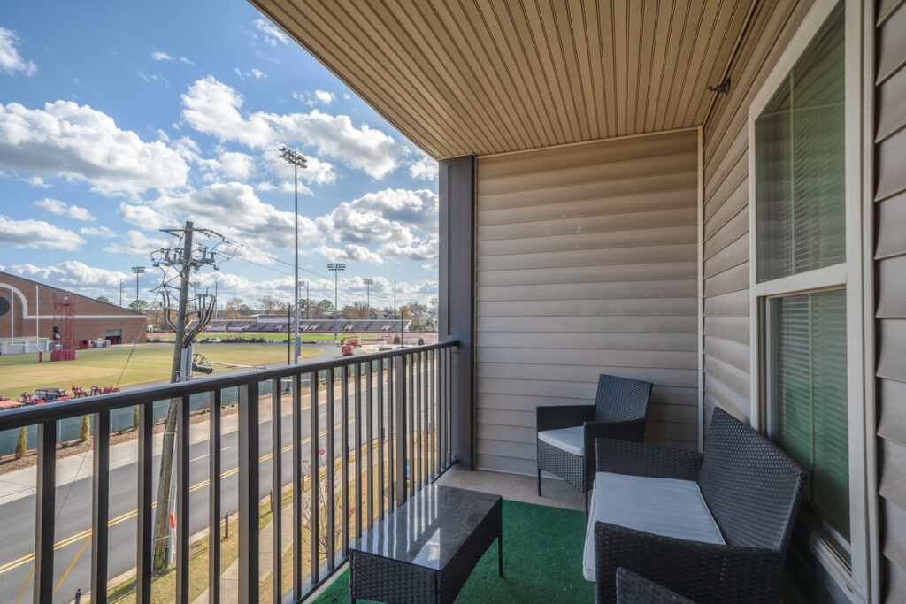Private balcony