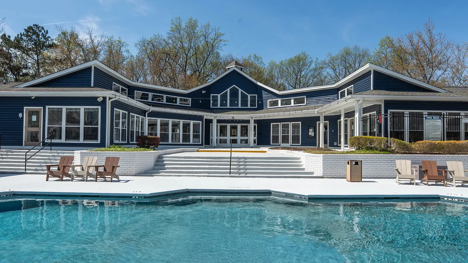 resort style pool