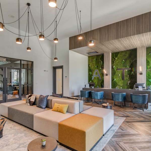 Leasing office at Landing at Double Creek in Austin, Texas