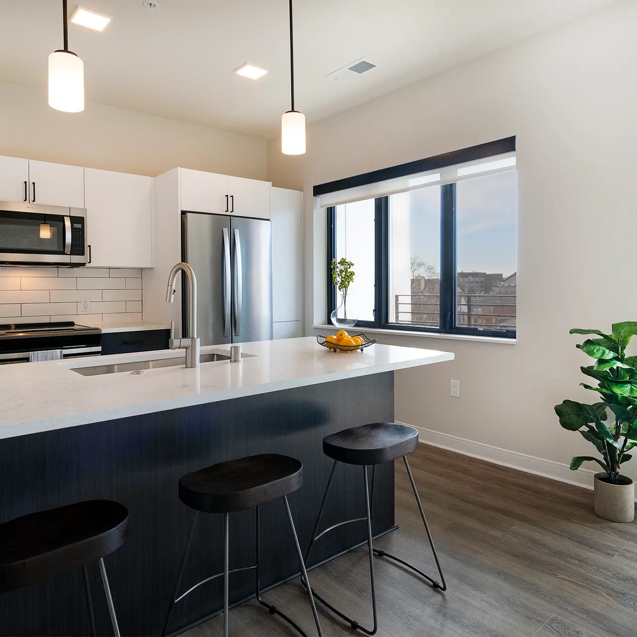 Easton Apartments - Indoors, Interior Design, Kitchen