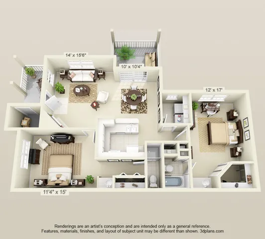 2 Bedroom