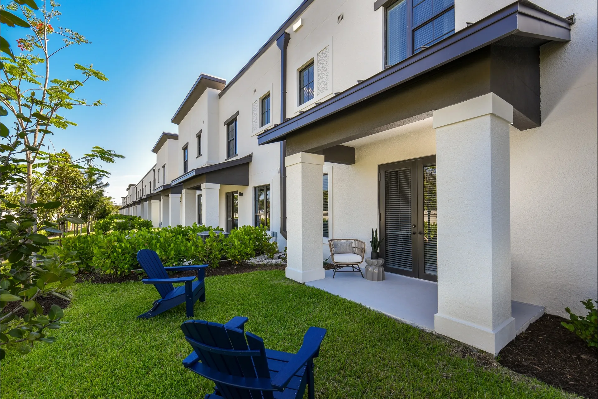 Townhome yard