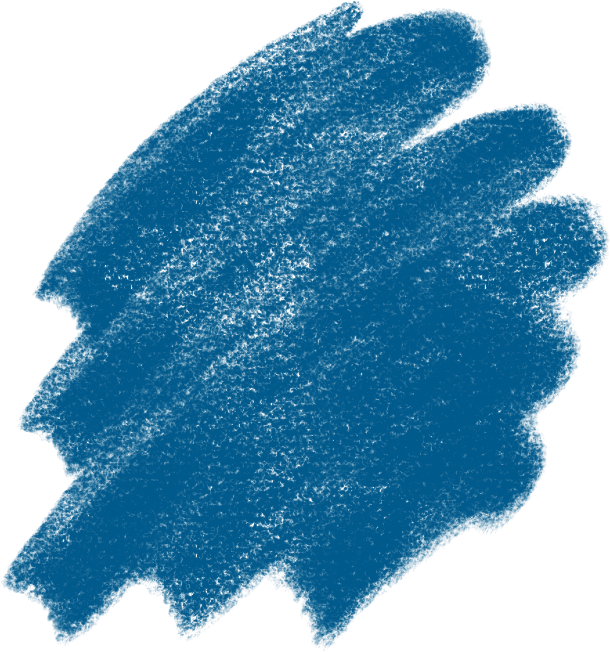 Blue Paint Brush Stroke