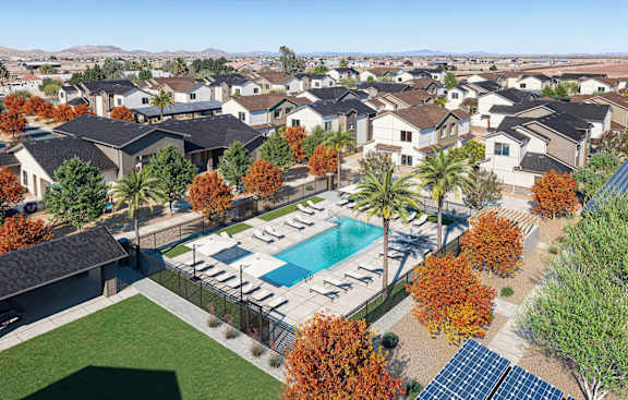Pool Area at Townhomes on Earley, Casa Grande, 85122