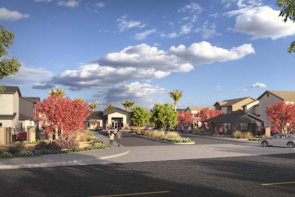 Property Entrance at Townhomes on Earley, Casa Grande