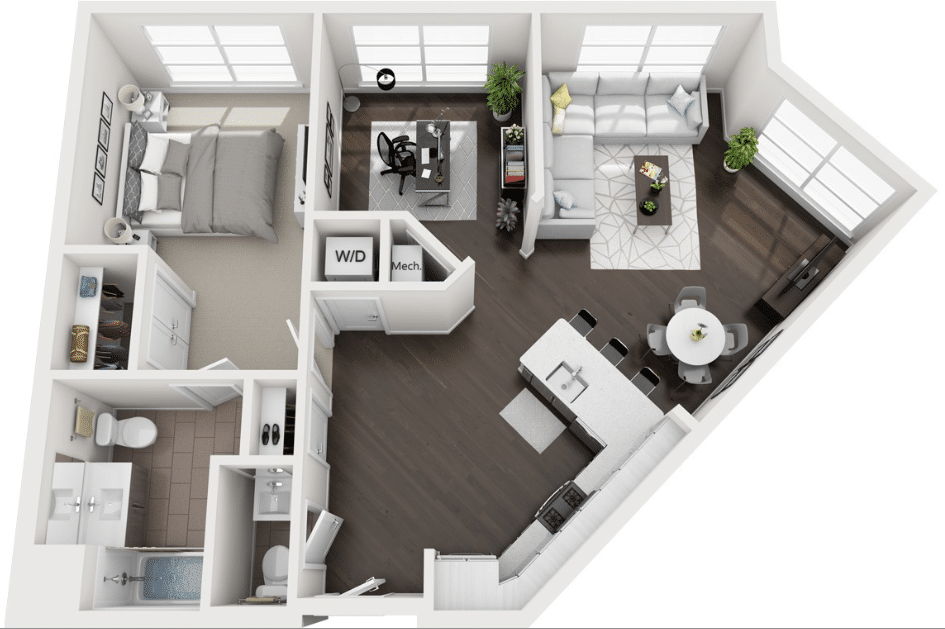 A4 floor plan photo