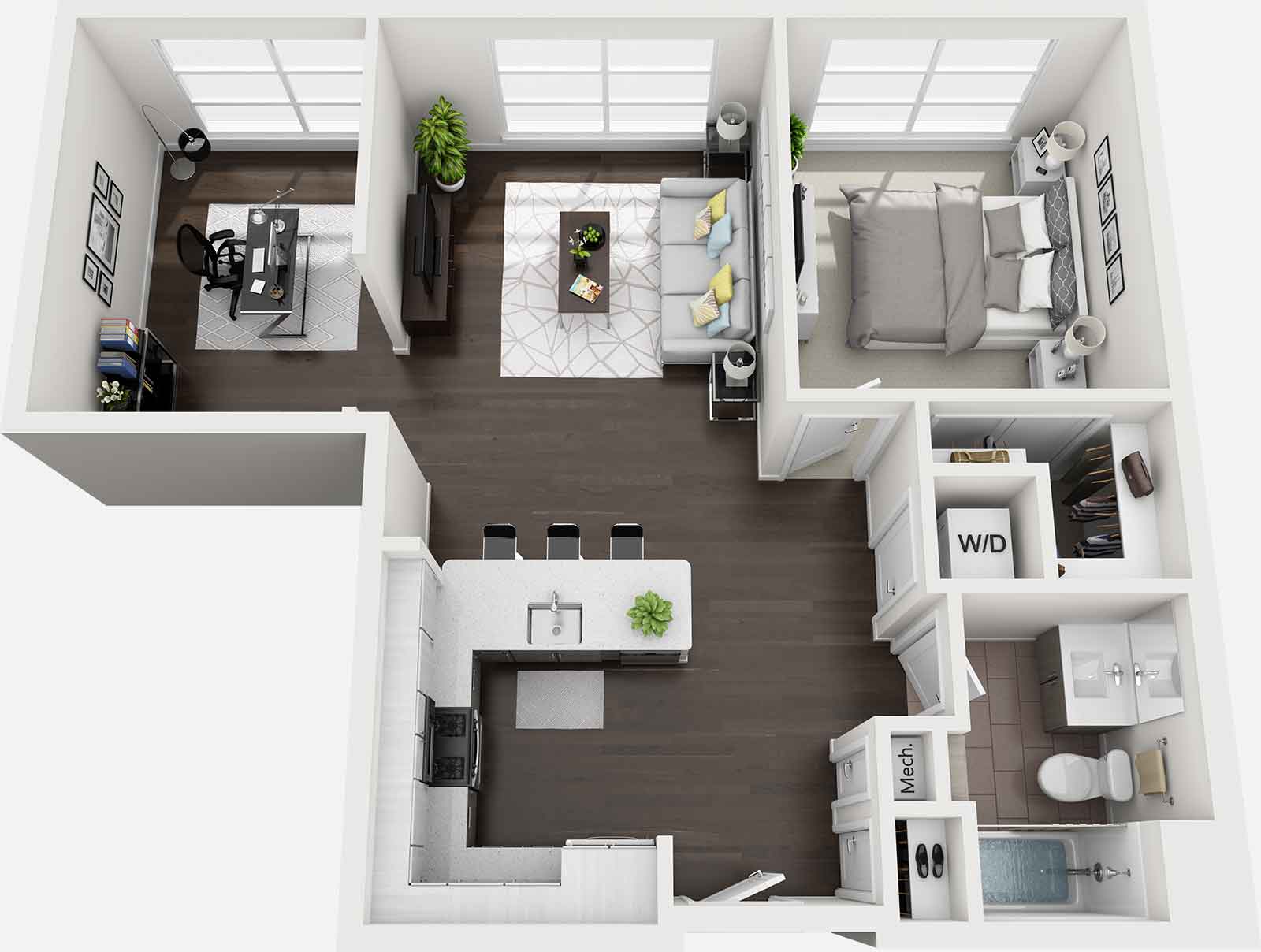 A2 floor plan photo