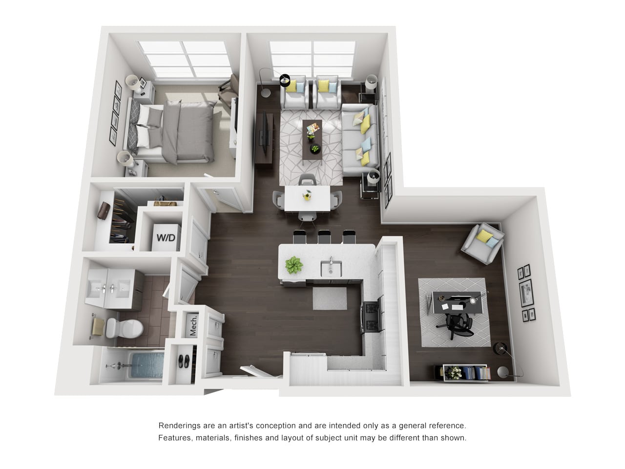 A2-1 floor plan photo