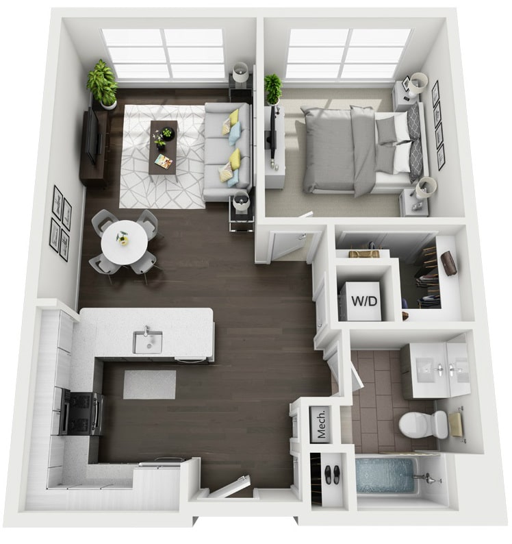 A1 floor plan photo